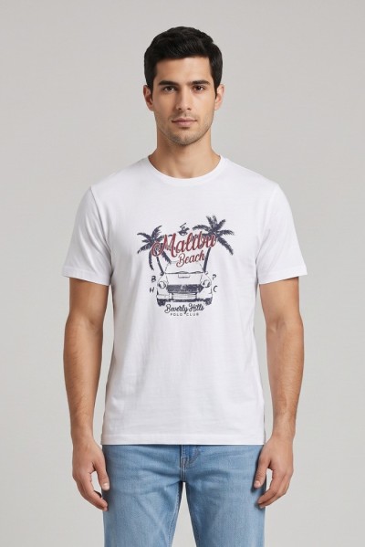 Beverly Hills Polo Club t-shirt in jersey di cotone TS450038 [0b8d0659]