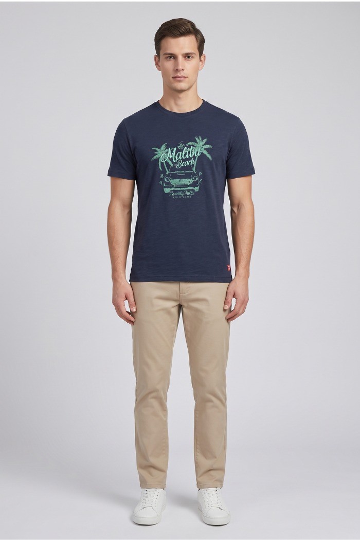 Beverly Hills Polo Club t-shirt in jersey di cotone TS450038 [fea83e56]