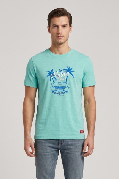 Beverly Hills Polo Club t-shirt in jersey di cotone TS450038 [f0cafe2b]