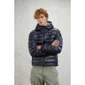 Blauer giubbetto termosaldato con cappuccio Charles 26WBLUC02218-007284 [51d17ea2]