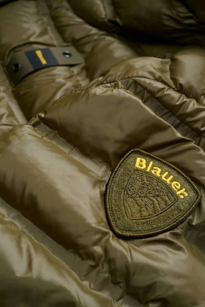 Blauer giubbetto termosaldato con cappuccio Charles 26WBLUC02218-007284 [c0c26956]