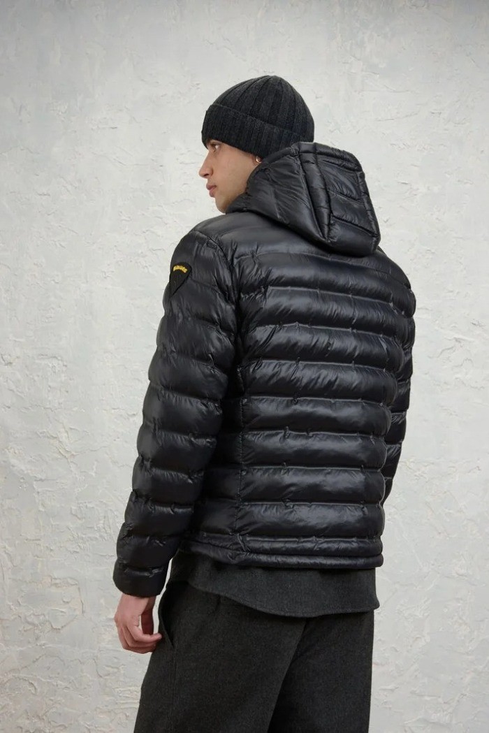 Blauer giubbetto termosaldato con cappuccio Charles 26WBLUC02218-007284 [38eb3f25]