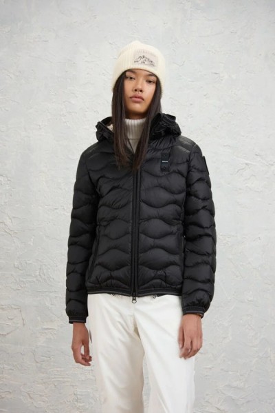 Blauer piumino ad onde Camelia 26WBLDC03033-006047 — 805219040080464_1