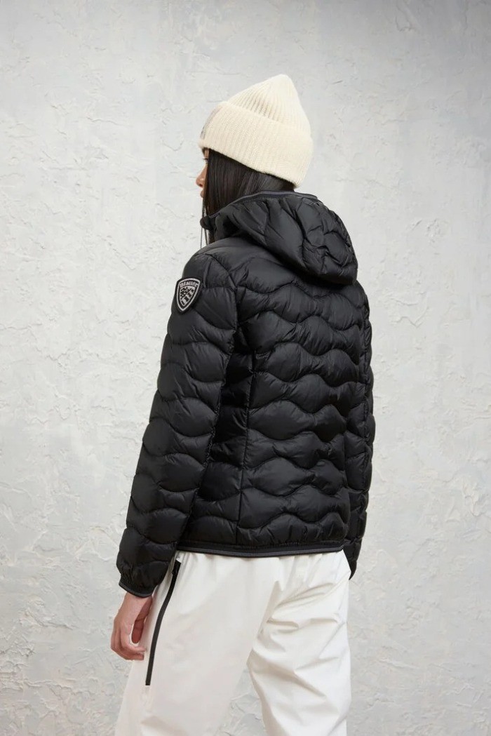 Blauer piumino ad onde Camelia 26WBLDC03033-006047 [50c9e764]