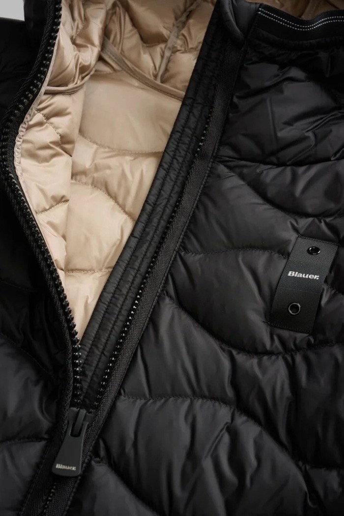 Blauer piumino ad onde Camelia 26WBLDC03033-006047 [e284617e]