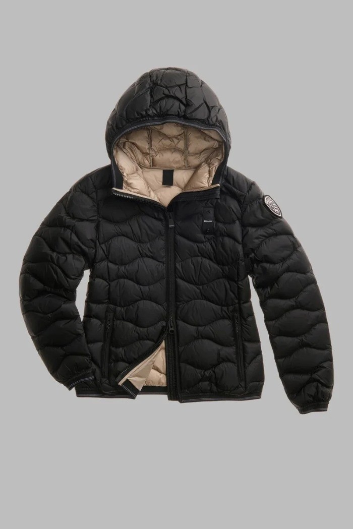 Blauer piumino ad onde Camelia 26WBLDC03033-006047 [5599a07a]