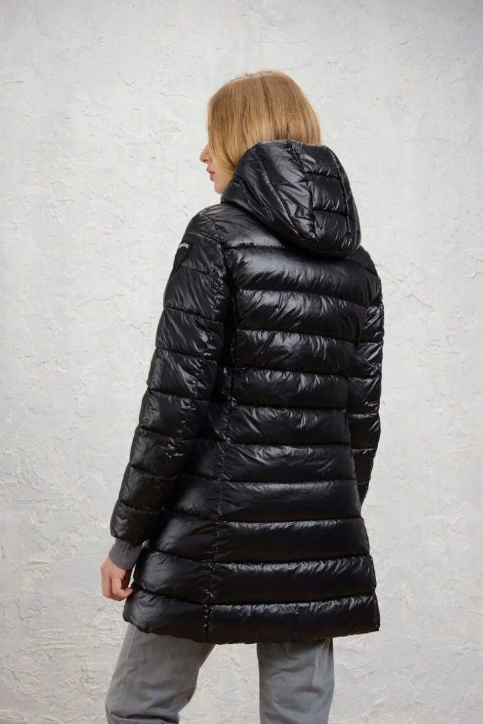 Blauer piumino lungo micro rip Adelaide 26WBLDK02073-006648 [a0d3b752]