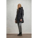 Blauer piumino lungo micro rip Adelaide 26WBLDK02073-006648 [17ce7656]