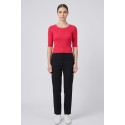 Fracomina maglia cropped a costine FR26ST7008K52401 [f9905f2e]