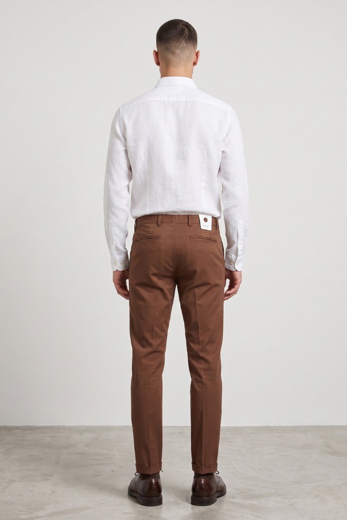 Moro pantalone in cotone armaturato ME2644 [2721f566]