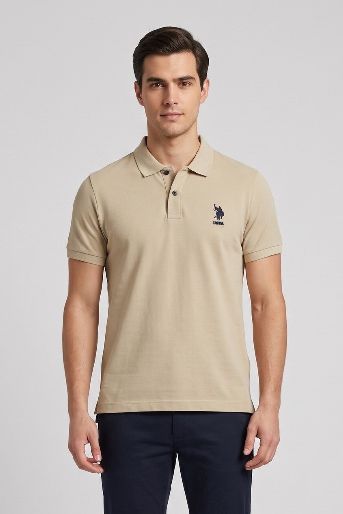 US Polo ASSN polo in piquet di cotone Flyn US43197004 [e770af08]