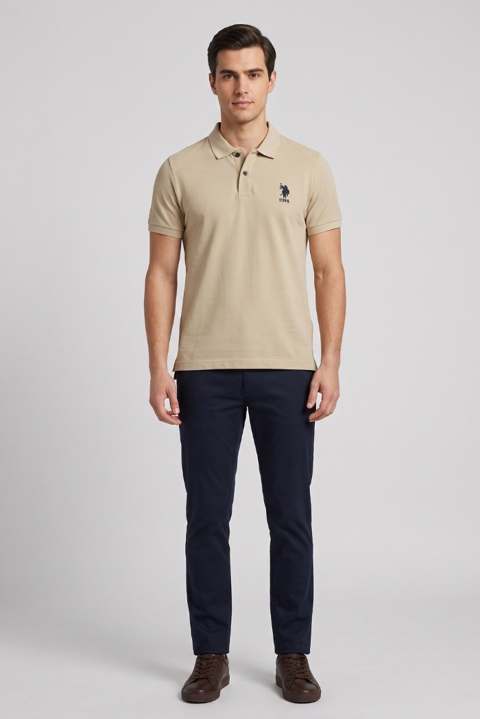 US Polo ASSN polo in piquet di cotone Flyn US43197004 [894b2d01]