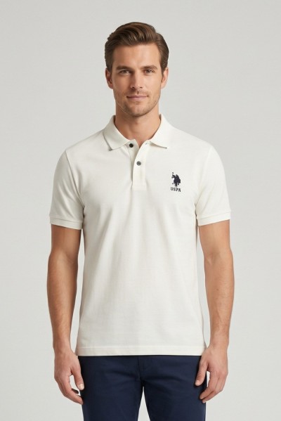 US Polo ASSN polo in piquet di cotone Flyn US43197004 [c3a60801]