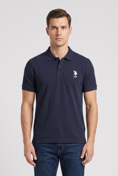 US Polo ASSN polo in piquet di cotone Flyn US43197004 — 805219040079697_2