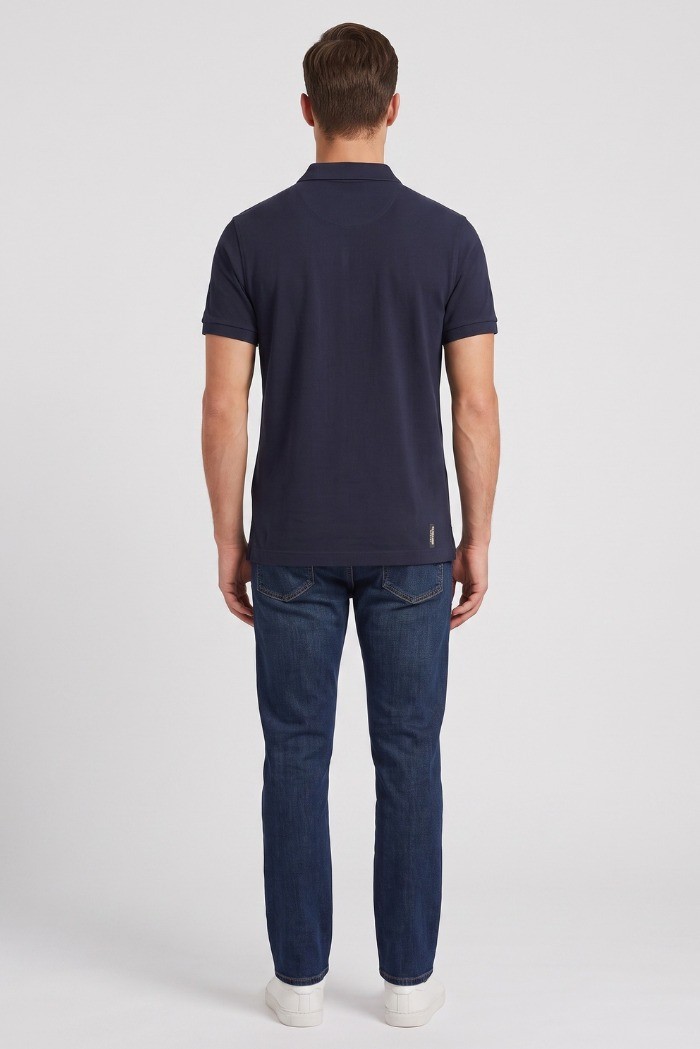 US Polo ASSN polo in piquet di cotone Flyn US43197004 [819ef10a]