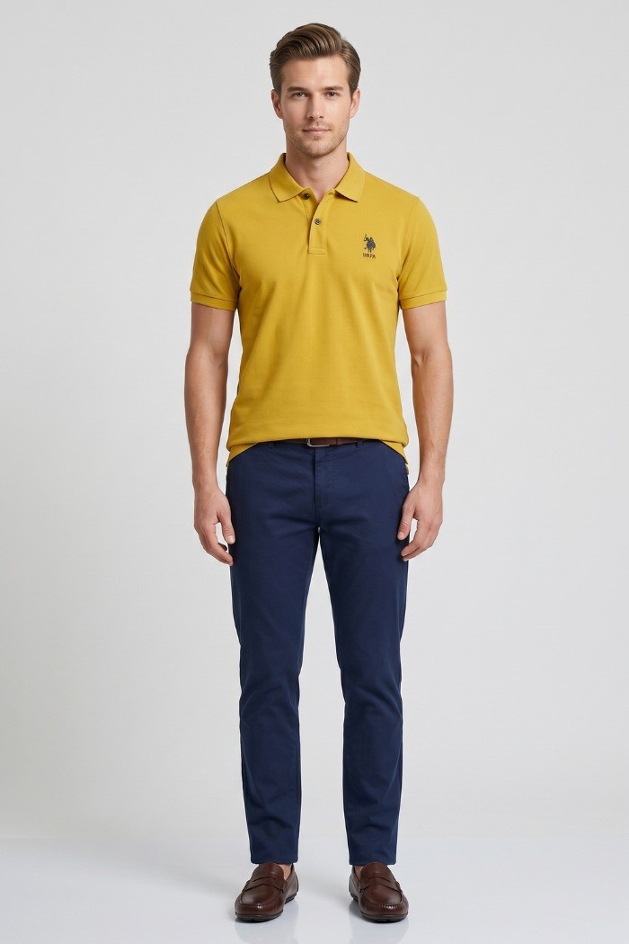 US Polo ASSN polo in piquet di cotone Flyn US43197004 [23ee8c5c]