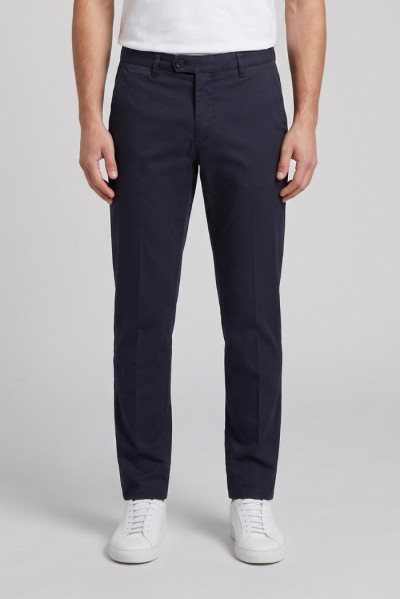Moro pantalone chino con pences tinto in filo me2640 [d881a19a]