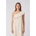 Influencer abito lungo in cotone 05B10466 [b40e98b8]