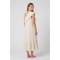 Influencer abito lungo in cotone 05B10466 [031359bc]