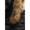 Blauer piumino con bordo in pelliccia Aldie 26WBLDC03034-006047 [cce68f18]