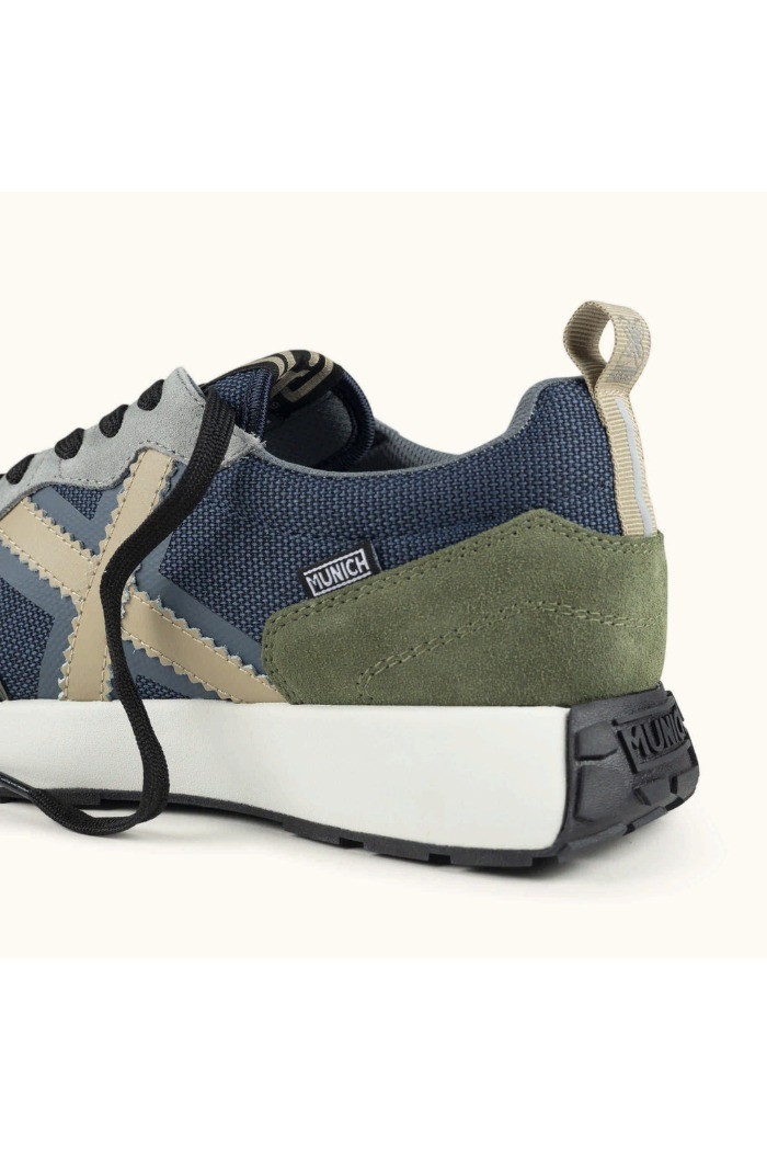 Munich sneaker allacciata con logo Xemine 108 8907108 [314c8ef7]
