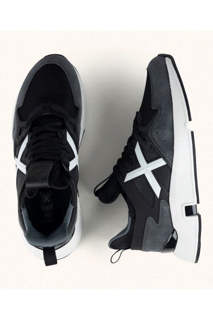 Munich sneaker allacciata con logo Clik 110 4172110 [ebdf7496]