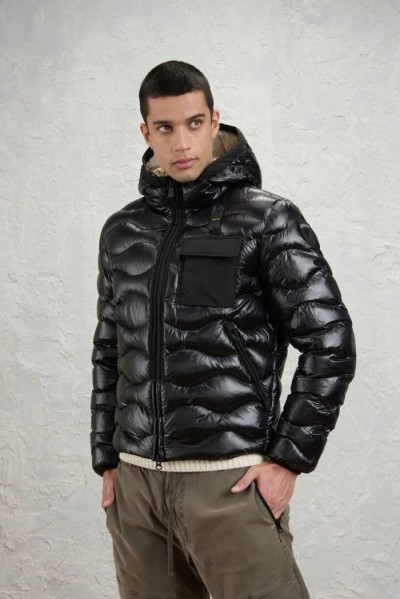 Blauer giubbetto con taschino Bryant 26WBLUC02053-005958 [69da0405]