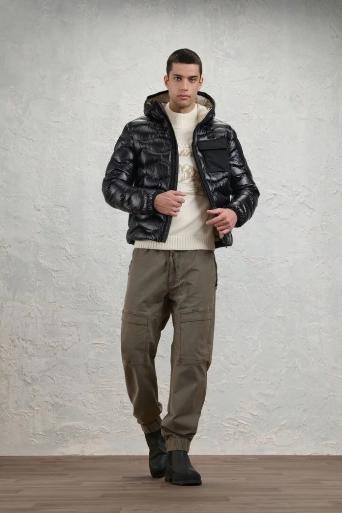 Blauer giubbetto con taschino Bryant 26WBLUC02053-005958 [07e1860c]