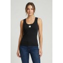 Fracomina top senza maniche aderente a costine FP26ST2001J40101 [e8ad0b42]