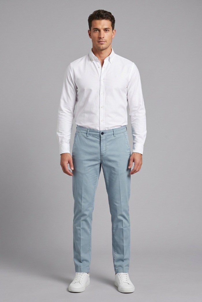 Camouflage pantalone chino in misto cotone REY17-F114 [88b9ff81]