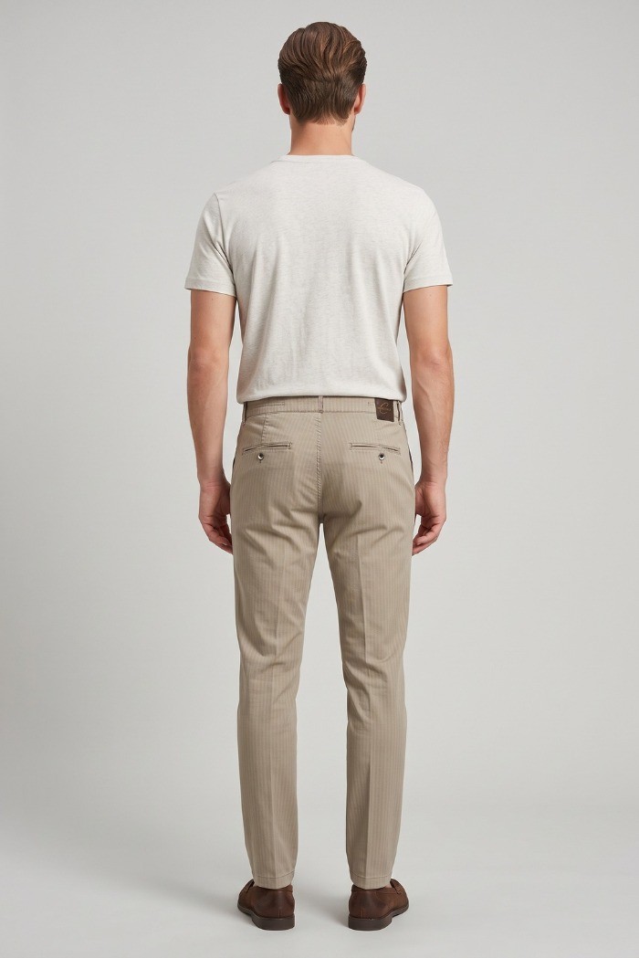 Camouflage pantalone chino in misto cotone REY17-F114 [883e5359]