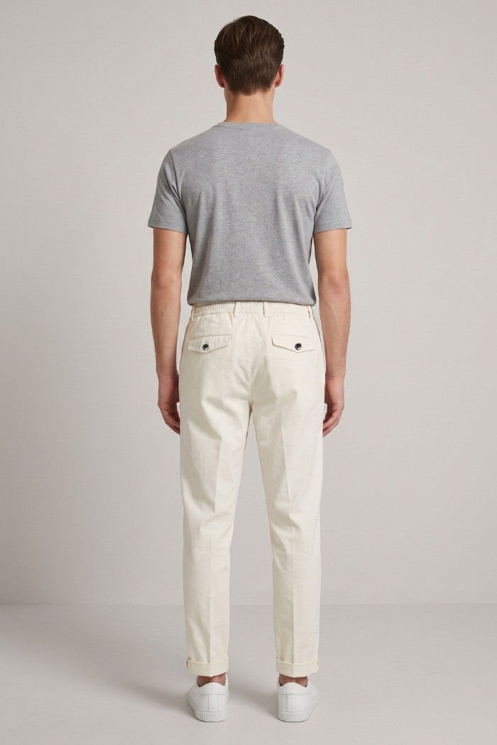 Camouflage pantalone con laccio in misto cotone FRANK-N21 [1e936f23]