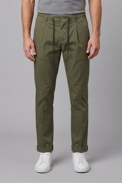 Camouflage pantalone con laccio in misto cotone FRANK-N21 [e4b28f8e]