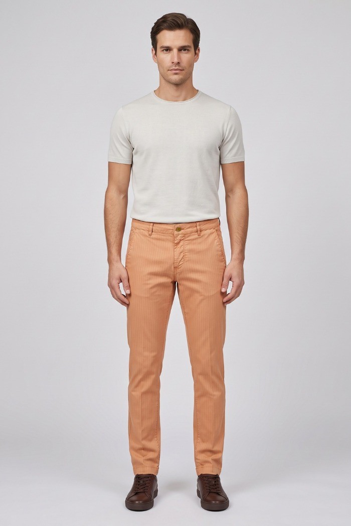 Camouflage pantalone chino in misto cotone REY17-F114 [daa9aa8f]