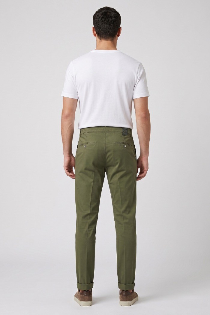 Camouflage pantalone chino in cotone stretch SAND-N21 [4599e498]