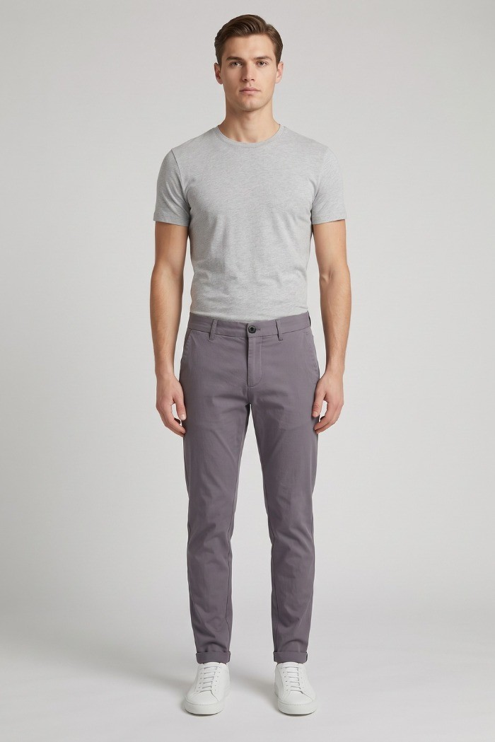Camouflage pantalone chino in cotone stretch SAND-Z10 [884f2b89]