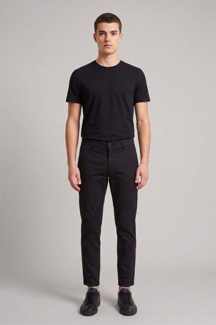 Camouflage pantalone chino in cotone stretch SAND-Z10 [d0c22db4]