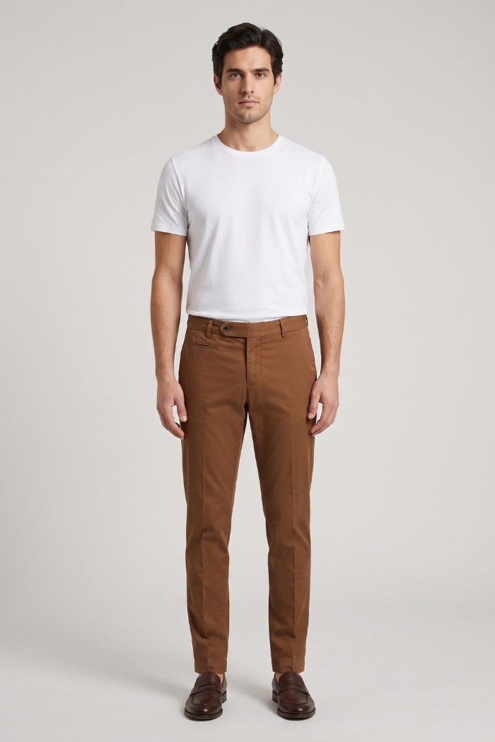 Camouflage pantalone chino in cotone stretch WILL CIL-N.21 [52d868e5]