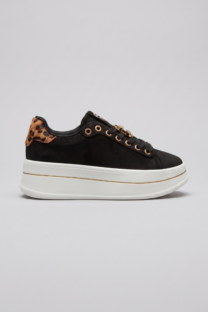 Gold & Gold sneaker platform con dettaglio gioiello gb989 [af91f8f2]