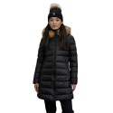 Blauer piumino lungo con pelliccia Kristin 26WBLDK03040-006047 [d9ebe65f]