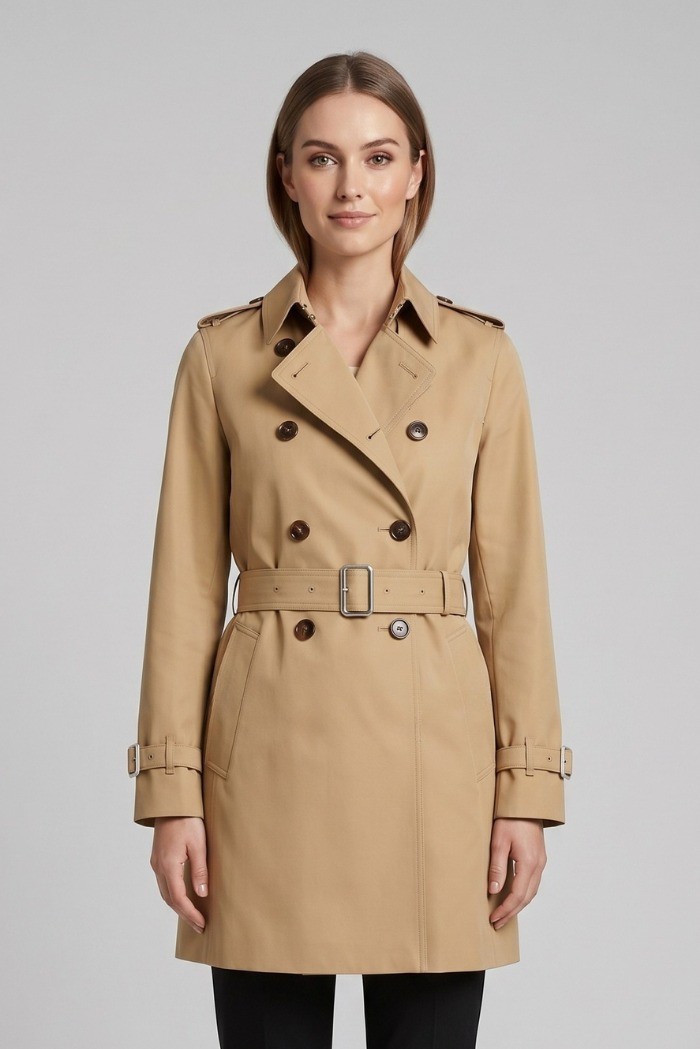 Fresh Flower trench con cintura FD401 [2a4378ba]