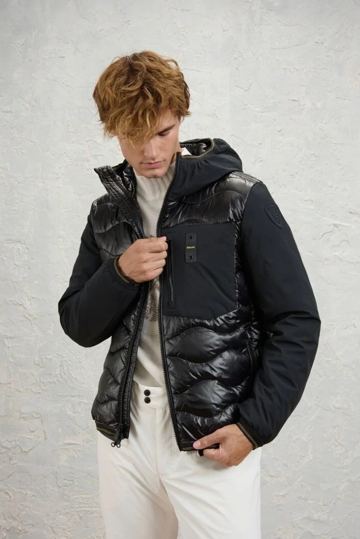 Blauer piumino imbottitura mista Albert 26WBLUC08068-006355 [51fc9e72]