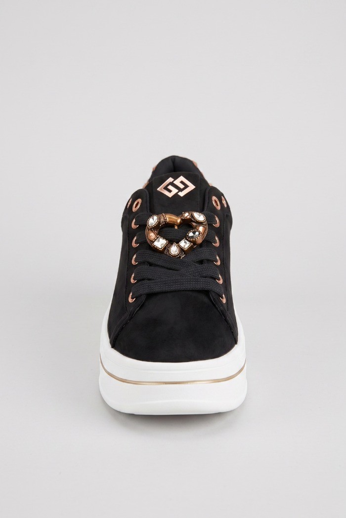 Gold & Gold sneaker platform con dettaglio gioiello GB989 [c1aa7afb]