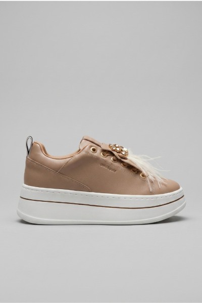 Gold & Gold sneaker platform con dettaglio gioiello GB987 [b77baaae]