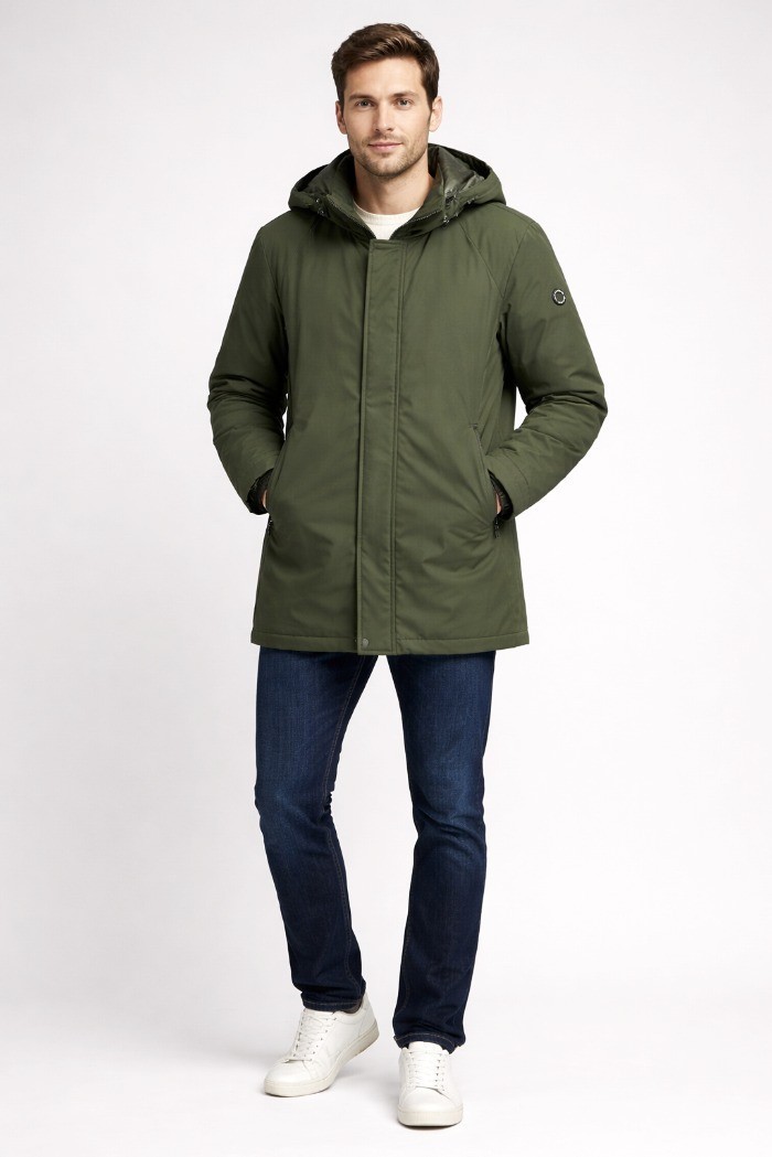 Markup parka lungo in tessuto tecnico MK24007 [965f8540]