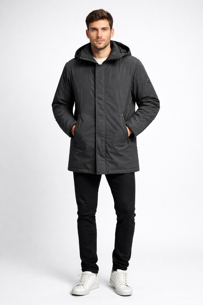Markup parka lungo in tessuto tecnico MK24007 [dc3b5529]