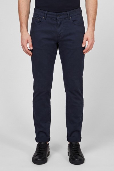 No Lab pantalone chino in cotone stretch Newyork-var [01d53c94]