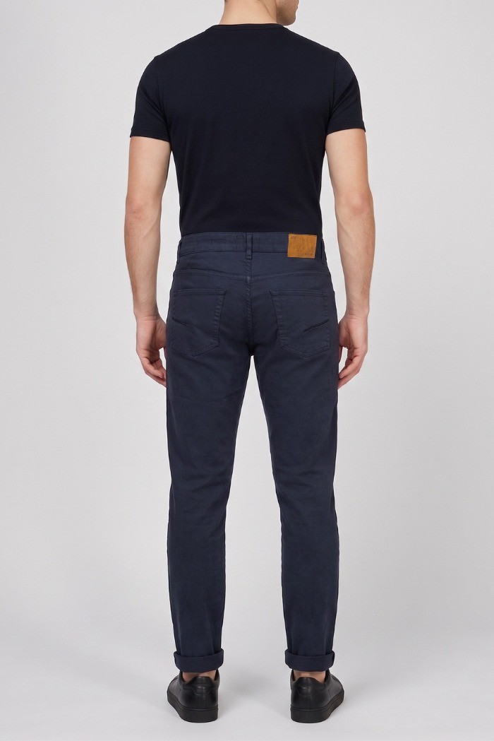 No Lab pantalone chino in cotone stretch Newyork-var [d8f37f99]