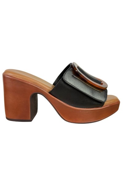 MNG Collection sandalo in pelle con tacco alto 9351 — 805219040074909_3