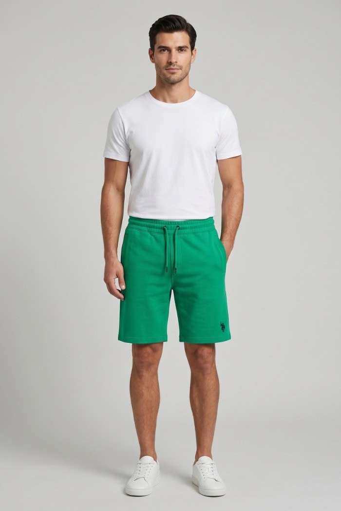 US Polo ASSN bermuda in felpa con logo Edri US43131001 [a73db4a7]